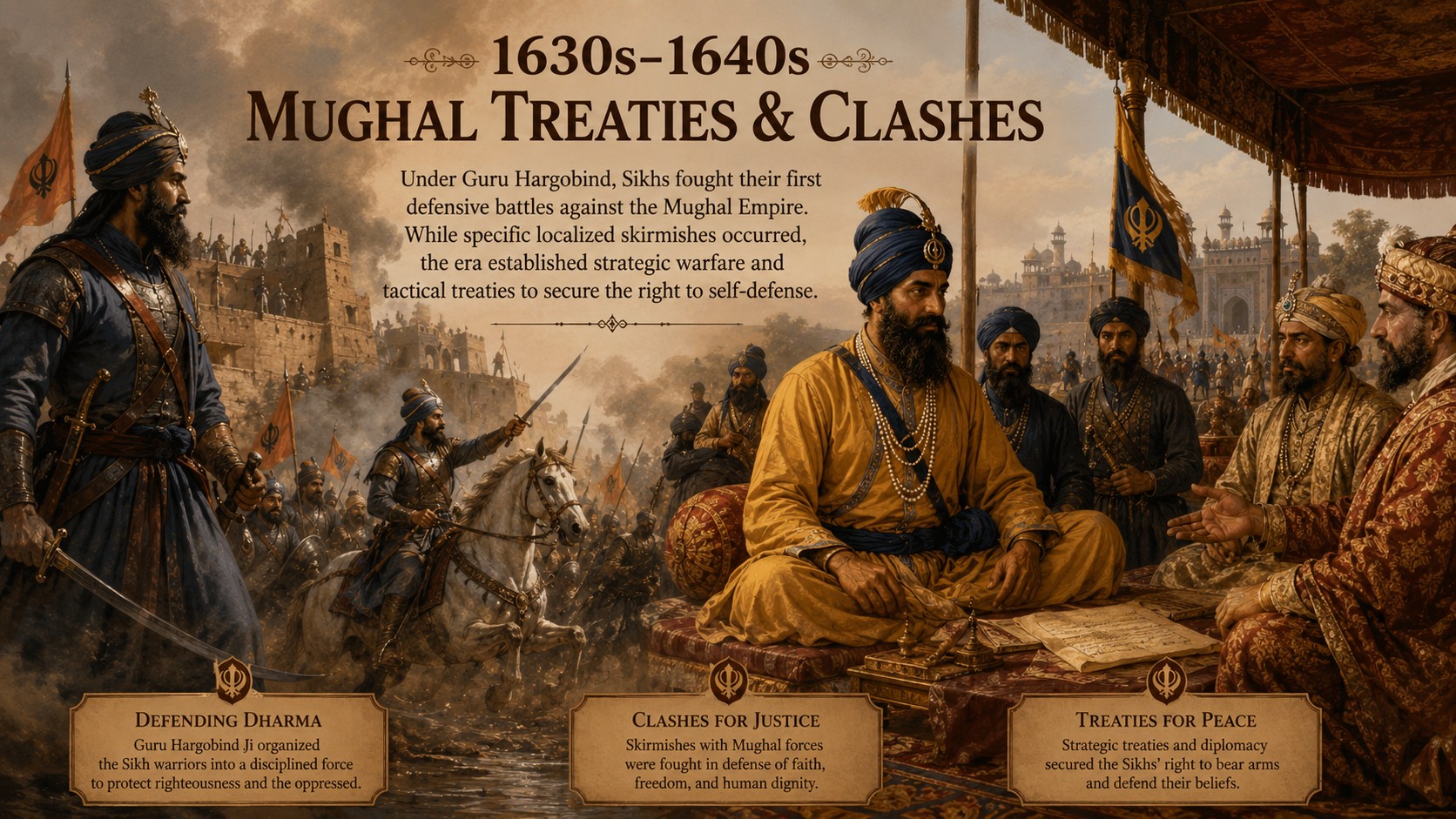 1630s–1640s Mughal Treaties & Clashes
