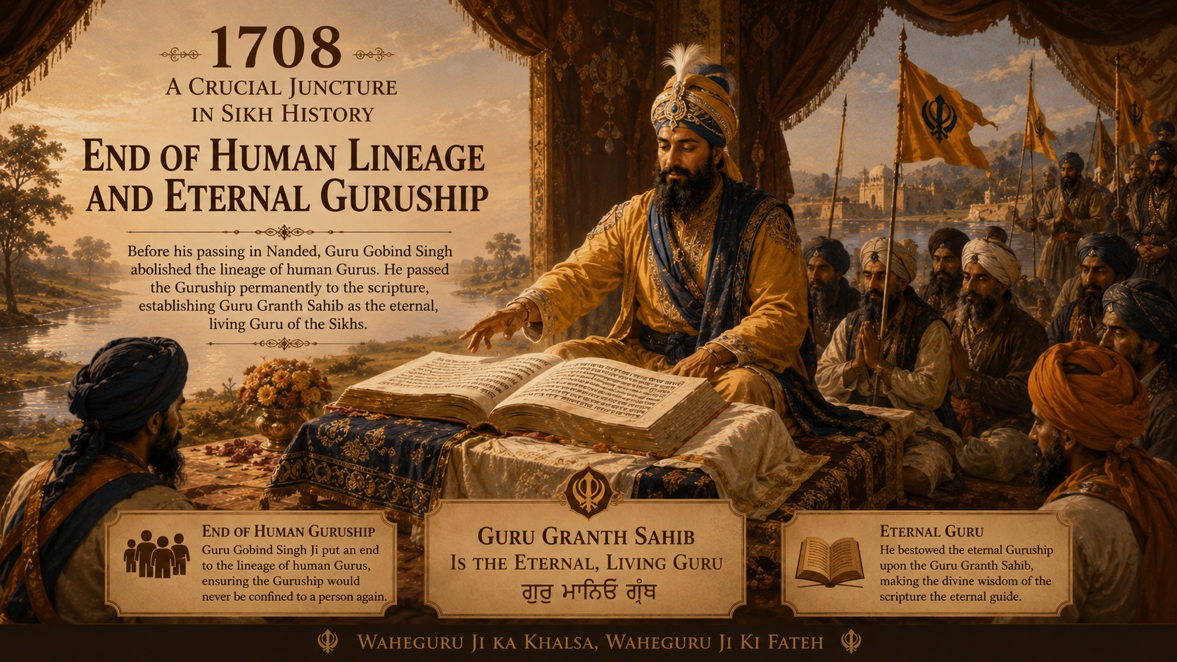 1708 End of Human Lineage and Eternal Guruship